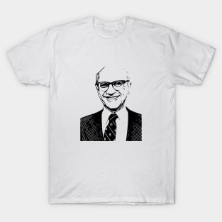 Milton Friedman Vector T-Shirt